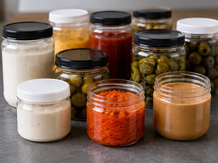 Пластиковые банки для продуктов