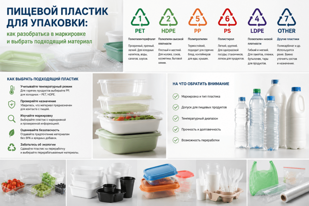 Пищевой пластик для упаковки