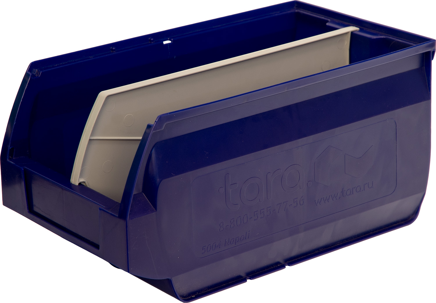 Ящик сплошной 400×230×200 мм, объем 18.4 л., арт.: 5004, красный, код: 10040